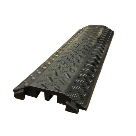 KABLE KONTROL Kable Kontrol® Rubber Drop Over Cord Cover - Extra Large 2 Channels - 40" Long - Black FCC9801